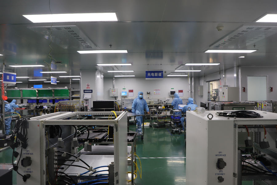 GZ Photonics Technology Co. , Ltd línea de producción del fabricante