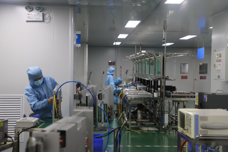 GZ Photonics Technology Co. , Ltd línea de producción del fabricante